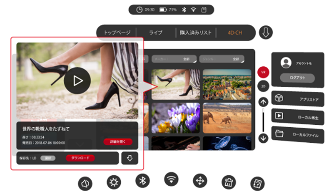 DPVR-4D Pro ※終息品｜DPVR｜株式会社アユート PCパーツ・VR